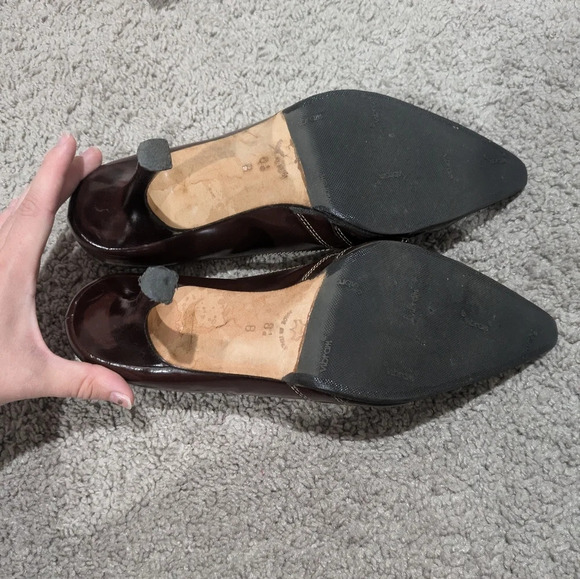 Isaac mizrahi heels size 8.5 brown leather pumps - Picture 5 of 10